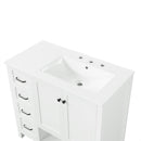 36" Bathroom Vanity with Sink Top and Storage Cabinet by HouseOfZazla
