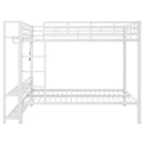 Bunk Bed With Storage Shelves, Clothes Hooks, LED Light by HouseOfZazla