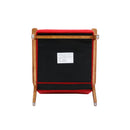 Accent Chairs Set of 2 with Side Table, Mid Century Modern Accent Chair, Wood and Fabric Armchairs Side Chair, Lounge Reading Comfy Arm Chair for Living Room, Bedroom, Office