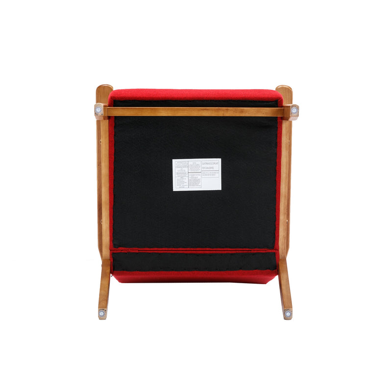 Accent Chairs Set of 2 with Side Table, Mid Century Modern Accent Chair, Wood and Fabric Armchairs Side Chair, Lounge Reading Comfy Arm Chair for Living Room, Bedroom, Office