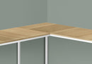 L-Shaped Corner Computer Desk with Contemporary Marble Look by HouseOfZazla