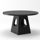 Farmhouse Round Dining Table With Storage Base by HouseOfZazla