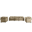 Elegant Oversized Sectional Sofa Set With Deep Seats And Flexible Layout by HouseOfZazla