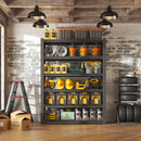 Industrial Heavy Duty Metal Garage Shelving Unit, Adjustable Storage Rack by HouseOfZazla