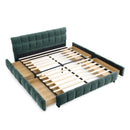 Modern Platform Bed Frame With Thick Fabric by Unique Piece Furniture