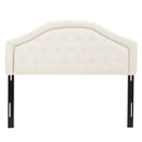 Kaarina Contemporary Tufted Fabric Headboard