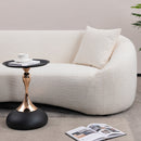 Minimalist Curved Sofa, 3 Seater