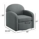 Eddie - Modern Swivel Chair With 360 Degree Functionality by HouseOfZazla