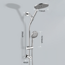 High Pressure Dual Shower Head Set