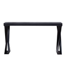 Console Table With Crossed Legs For Hallway - Black