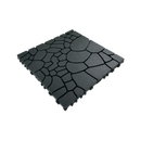 Stone Texture 12" Patio Deck Tiles - 44pcs by HouseOfZazla