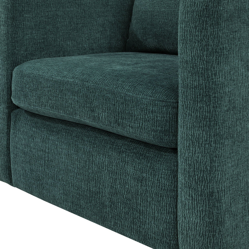 Sutton - Swivel Barrel Chair - Peacock, photo 12 of 13