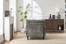 Modern Grey Upholstered Chaise Lounge Sofa Recliner by HouseOfZazla