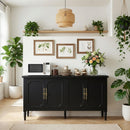 Vintage Buffet Cabinet With Adjustable Shelves by HouseOfZazla