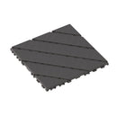 Durable Plastic Interlocking Deck Tiles, Waterproof Outdoor And Indoor Use by HouseOfZazla