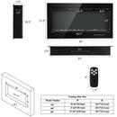40-Inch Electric Fireplace Recessed with Thermostat by DirectDeals