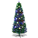 LED Optic Artificial Christmas Tree with Snowflakes by LJGDeals