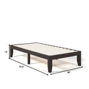 Twin Size 14 Inch Wooden Slats Bed Mattress Frame by LJGDeals
