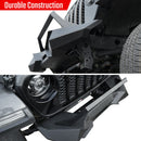 X Style Front Bumper with Winch Plate Compatible with Wrangler JK (2007-2017)