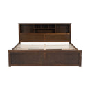 Platform Bed With Multi Storage Headboard, USB And Drawers by HouseOfZazla
