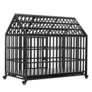 Heavy Duty Dog Crate Lockable Wheels