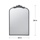 Arch Mirror, Baroque Inspired Wall Decor For Bathroom, Bedroom, Living Room by HouseOfZazla