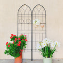 2 Pack Metal Garden Trellis 78.7" x 19.7"