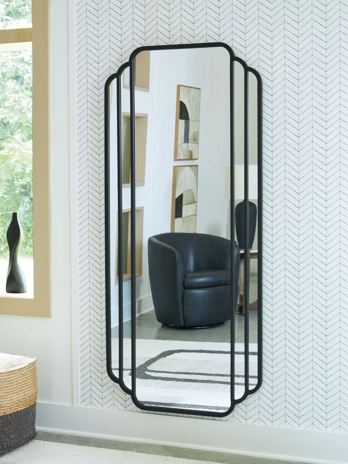 Antigone - Floor Mirror - Black, photo 5 of 6
