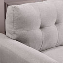 35" Modern Living Room Armchair Linen Upholstered Couch Furniture for Home or Office, Light Grey,(1-Seat,)