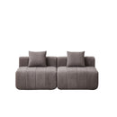 Modular Sectional Sofa With 2 Pillows, Symmetrical Design by HouseOfZazla