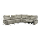 Jayke - Power Motion Sectional Sofa - Light Gray by HouseOfZazla