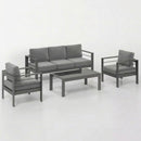 Outdoor Patio Set, All-Weather & Thick Cushions by HouseOfZazla