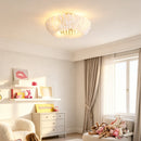 20" Feather-Dressed Caged Ceiling Fan with Remote and Light by HouseOfZazla