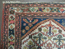 3' 3"X 10' Antique Handmade Caucasian Shirvan Wool Runner Rug Nice