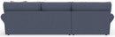 Cape May - Sofa Chaise With Comfort Coil Seating, 41" Cocktail Ottoman And 5 Accent Pillows Included