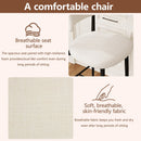 Counter Height Bar Stools Set of 2 with Curved Backrest