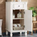 Bathroom Vanity With Sink, Soft-Closing Door, Adjustable Shelf
