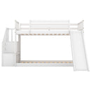 Bunk Bed With Convertible Slide And Stairway by HouseOfZazla