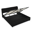 Storage Upholstered Hydraulic Platform Bed With Integrated Headboard by Unique Piece Furniture