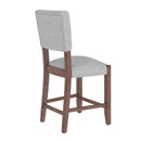 5 Piece Counter Height Dining Set With 4 Upholstered Chairs by HouseOfZazla