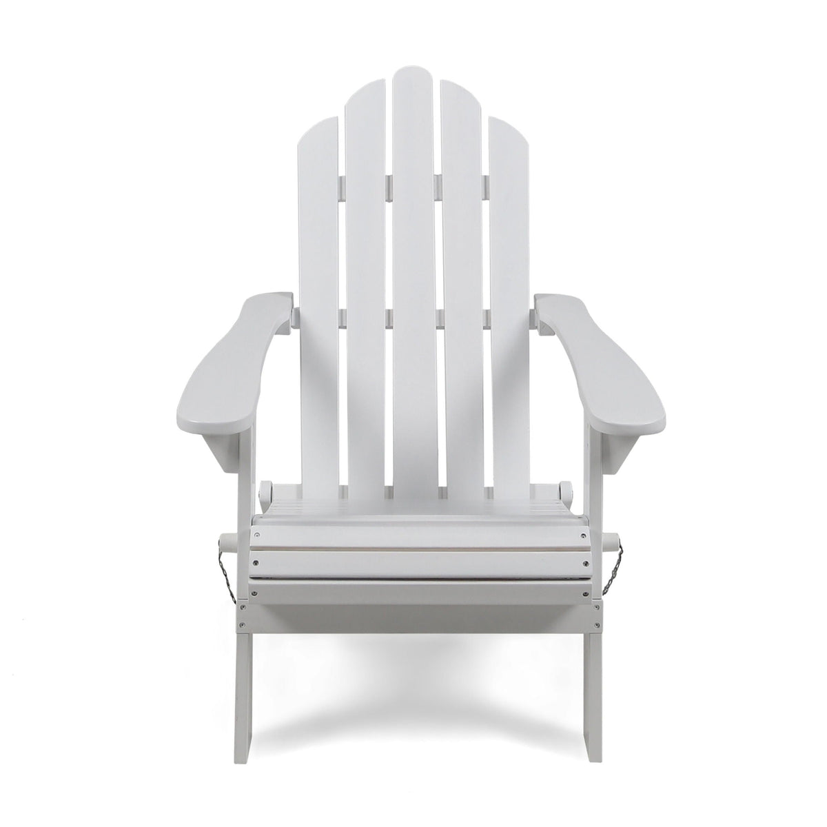 Aurascape Outdoor Acacia Wood Foldable Adirondack Chair, photo 13 of 18
