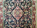 4' X 6' Antique Handmade India Floral Oriental Wool Rug Carpet Organic Blue