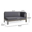 Brava - X Back Corner Bench by HouseOfZazla