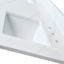 61-Inch Quartz Double Bathroom Vanity Top