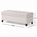Juliana Storage Ottoman With Birch Legs by HouseOfZazla
