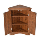 Triangle Bathroom Storage Cabinet With Adjustable Shelves, Freestanding Floor Cabinet For Home Kitchen by HouseOfZazla