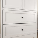 Pantry Cabinet With 2 Drawers, Freestanding Kitchen Storage Cabinet With Adjustable Shelves, Heavy-Duty Organizer For Spices, Dishware, Small Appliances - White by HouseOfZazla