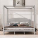 anopy Platform Bed With Headboard And Support Legs by HouseOfZazla