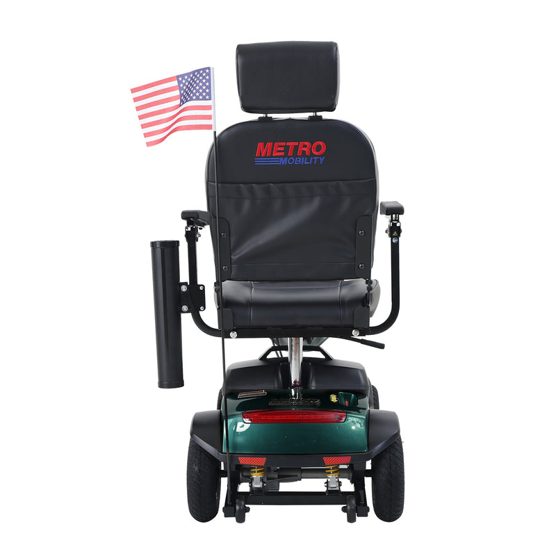 MAX PLUS EMERALD Wheels Outdoor Compact Mobility Scooter with 2pcsx20AH Lead acid Battery, 16 Miles, Cup Holders & USB charger Port