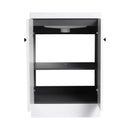 Contemporary Freestanding Bathroom Vanity With Resin Sink & Soft-Close Cabinet Doors by HouseOfZazla